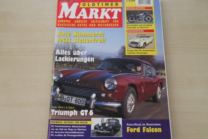 Deckblatt Oldtimer Markt (02/1995)